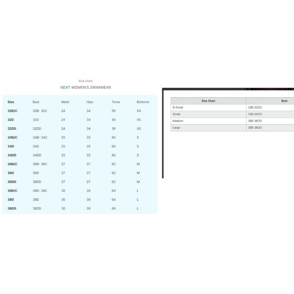 NEXT RSC Hi Neck Sports Bra Swim Top Size Large UPF 50 Strappy Tropical Print - Picture 7 of 7